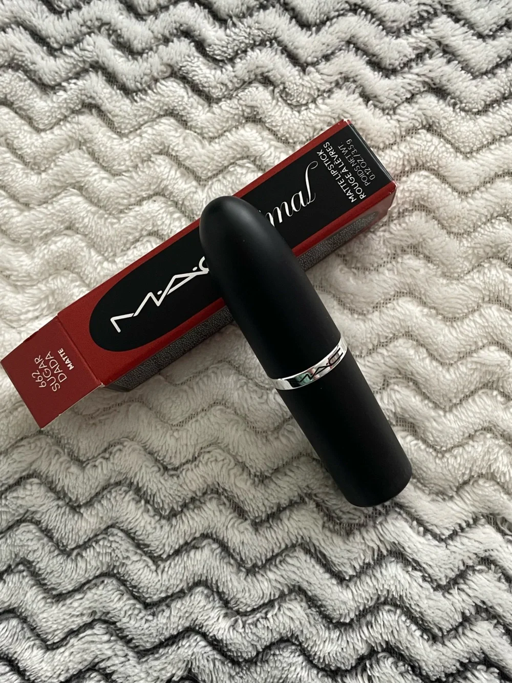 BNIB! MAC Cosmetics MACximal Matte Lipstick in Shade ‘Sugar Dada’ 90s - Picture 5 of 9